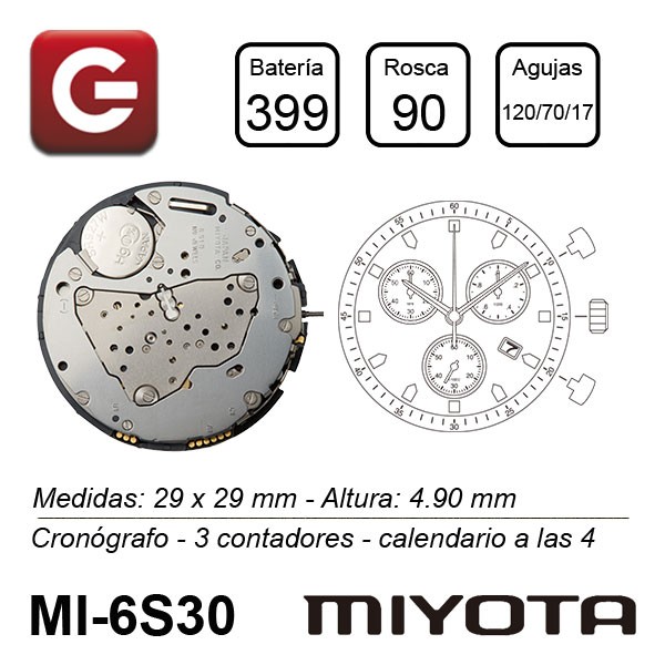MIYOTA 6S30