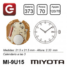 MIYOTA 9U15 