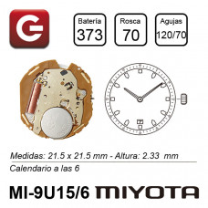 MIYOTA 9U15/6