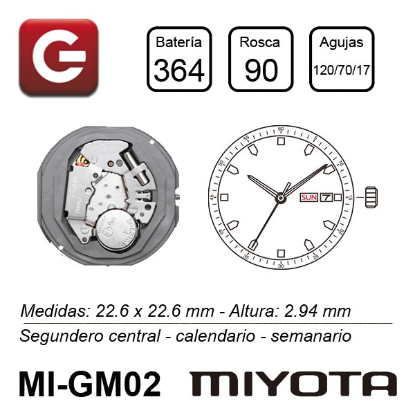MIYOTA GM02
