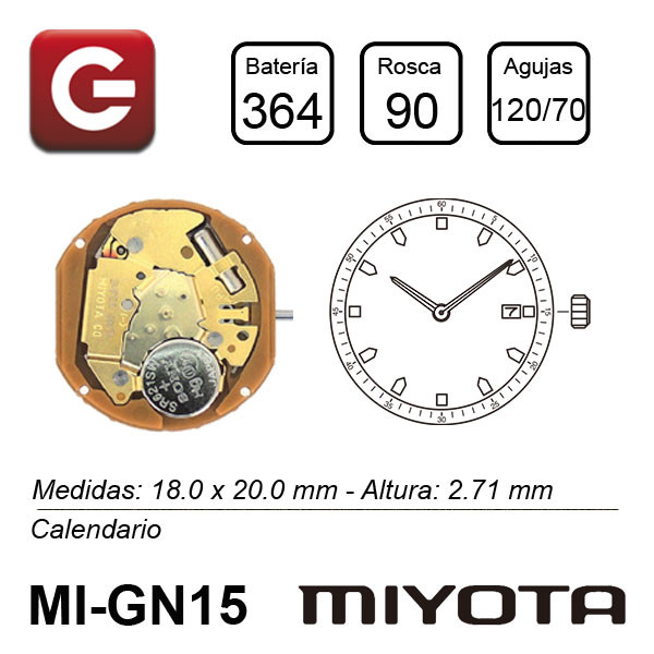 MIYOTA GN15 MIYOTA GN15