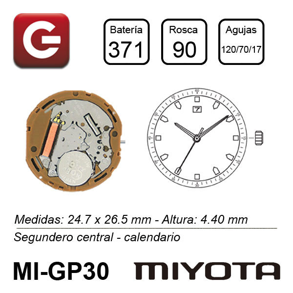 MIYOTA GP30