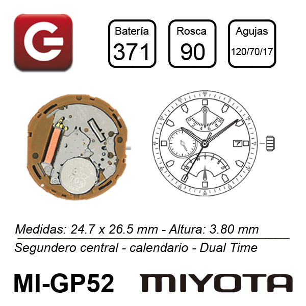 MIYOTA GP52