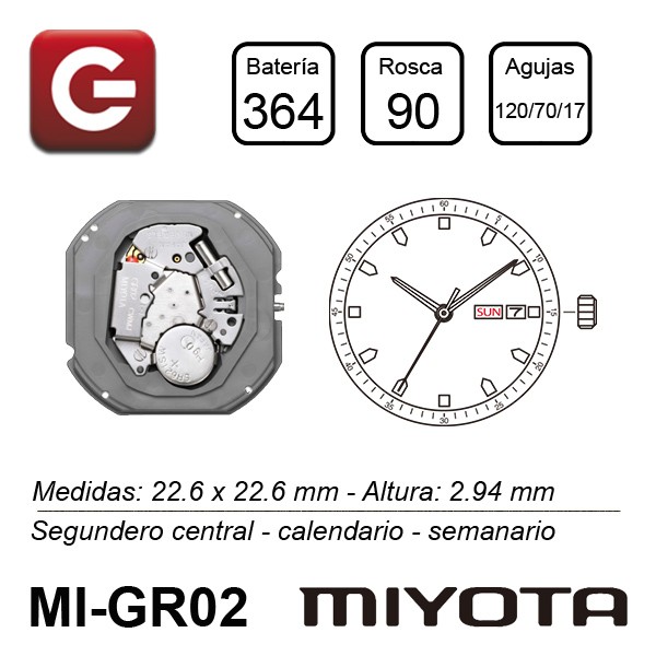 MIYOTA GR02 