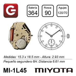MIYOTA 1L45 MIYOTA 1L45
