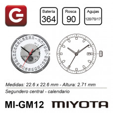 MIYOTA GM10 - GM12 