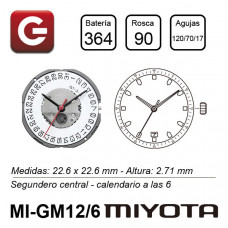 MIYOTA GM10/6 - GM12/6