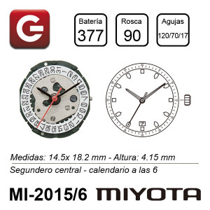 MIYOTA 2015/6 MIYOTA 2015/6